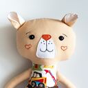 Miś duży Piotruś 44 cm - klasyczna maskotka handmade