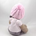 Marcelina - szydełkowa maskotka miś z ruchomymi łapkami (34 cm)