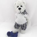 Tomuś - szydełkowa maskotka miś amigurumi 32 cm