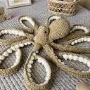 Ośmiornica szydełkowa - przytulanka handmade ok. 80 cm