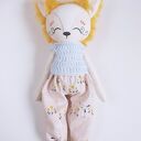 Lalka Lis Leoś - eko maskotka przytulanka 33 cm