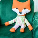 Sprytny lisek Lenka 42 cm - przytulanka handmade dla dziewczynki
