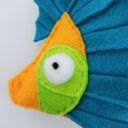 Rybka z filcu na sznureczku - zawieszka