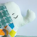 Mini słonik Adaś - ręcznie szyta maskotka 14 cm