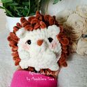 Jeżyk na szydełku - szydełkowa maskotka handmade dla dziecka
