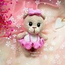 Mini Miś na szydełku - miś na prezent (handmade)
