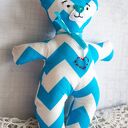 Pierwszy miś Krzyś 21 cm - ręcznie szyty