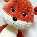 Wydra na szydełku - pluszowa maskotka handmade