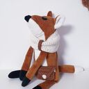 Lisek Edzio - przytulanka handmade 38 cm (Madika design)