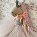 Marcysia maskotka jednorożec 55 cm