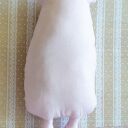 Miś serduszko Kasia 21 cm - ręcznie szyta przytulanka dla dziewczynki