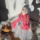 Myszka świąteczna - ręcznie szyta maskotka na prezent 3+