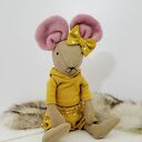 Personalizowana myszka 43 cm - przytulanka handmade 