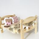 Pościel dla lalek maskotek szyta ręcznie pasująca do łóżeczek IKEA