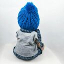 ADAM miś szydełkowy 40 cm - personalizacja na życzenie