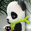 Maskotka panda - ręcznie szyta przytulanka dla dziecka Handmadelovo