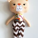 Miś duży Piotruś 44 cm - klasyczna maskotka handmade