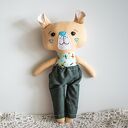Miś średni klasyczny Michaś 32 cm - ręcznie szyta maskotka dla dziecka