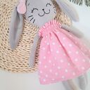 Szcześliwy pluszowy króliczek na prezent