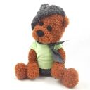 Karol - miś szydełkowy z ruchomymi rączkami i nóżkami (32 cm)