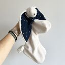 Przytulanka muślinowy królik dla niemowląt