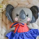 Panna Misia Koala Monia 32 cm - ręcznie szyta przytulanka