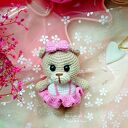 Mini Miś na szydełku - miś na prezent (handmade)