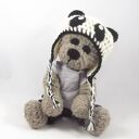 Panduś - szydełkowa maskotka panda 30 cm z ruchomymi rączkami i nóżkami