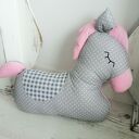Poduszka dziecięca koń - miękka przytulanka minky handmade