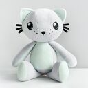 Kot przytulanka - Poofy Cat PLUSHEE szaro-miętowy