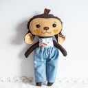 Słodka małpka Szymuś 32 cm