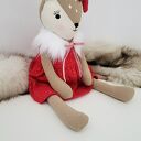 Sarenka 46 cm - ręcznie uszyta przytulanka z personalizacją