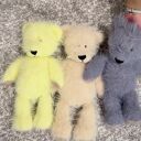 Wyjątkowy puszysty miś handmade z wełną merino
