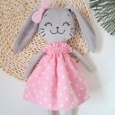 Szcześliwy pluszowy króliczek na prezent