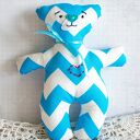 Pierwszy miś Krzyś 21 cm - ręcznie szyty