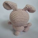 Króliczek Klapuś - maskotka amigurumi szydełkowana