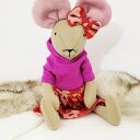 Myszka 43cm przytulanka z personalizacją
