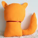 Psotny lisek Adaś - ręcznie szyta maskotka 26 cm