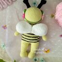 Pszczółka amigurumi szydełkowa - ręcznie robiona maskotka dla dziecka