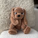 Bajkowy piesek Bruno - ręcznie robiona przytulanka