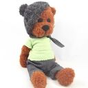 Karol - miś szydełkowy z ruchomymi rączkami i nóżkami (32 cm)