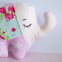 Mini słonik Malinka 14 cm - różowa maskotka na szczęście
