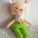 Miś maluszek Olek 23 cm - klasyczna maskotka ręcznie szyta i haftowana