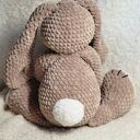 SŁODKI KRÓLICZEK pluszask w ogrodniczkach jako zabawka - przytulanka dla Twojego Dziecka