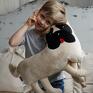 Atelier Malego Designu unikatowe maskotki mops przytulanka dziecięca pies dekoracja pokoju