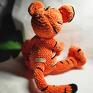 tygrys pluszak - szydełkowy specjalny na prezent dla | hug me zabawka na szydełku dekoracja pokoju dziecka