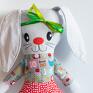 Mały Koziołek zając królik szarak - zakręcona tosia - 37 cm haftowany maskotki koziołkowe love