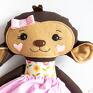 maskotki: Słodka małpka Sonia 32 cm roczek