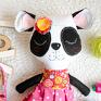 maskotki: Misiu Panda (dziewczynka 41 cm zestaw ubranek
