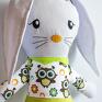 koziołkowe love maskotki królik szarak - romantyczna emma - 37 cm haftowany